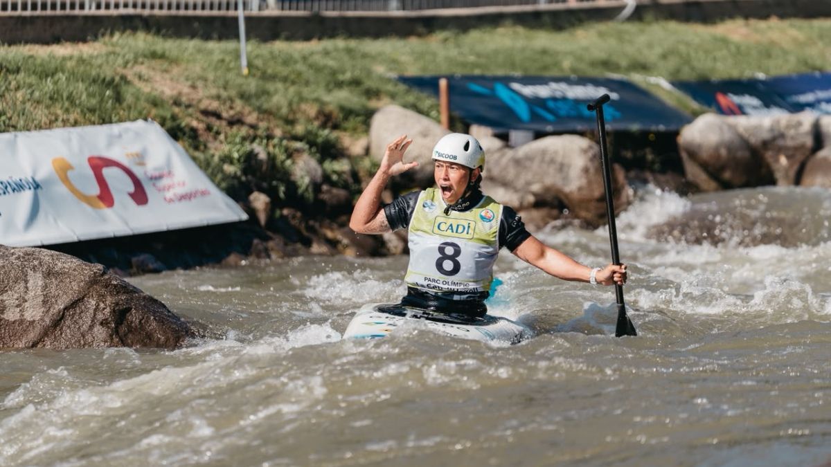 Ana Sátila é campeã no C1 na Copa do Mundo de Canoagem Slalom