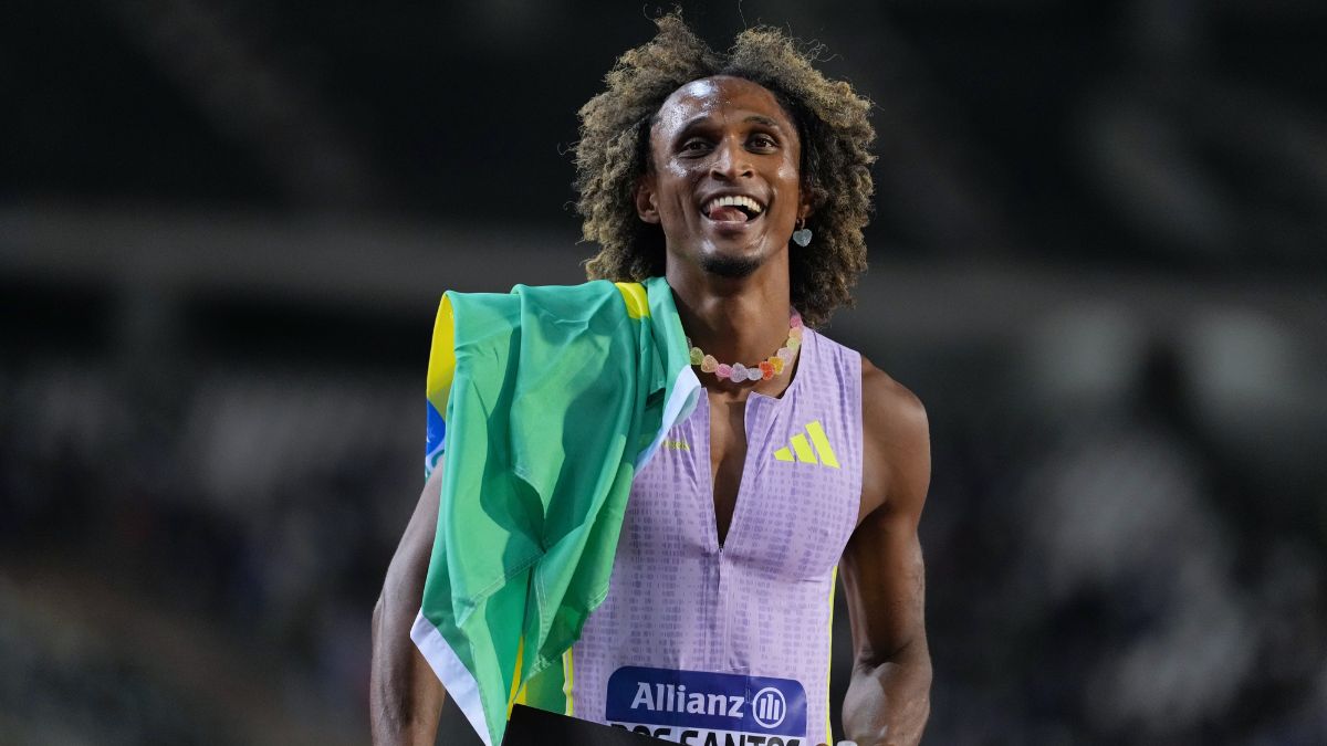 Alison dos Santos conquista o tri na Diamond League