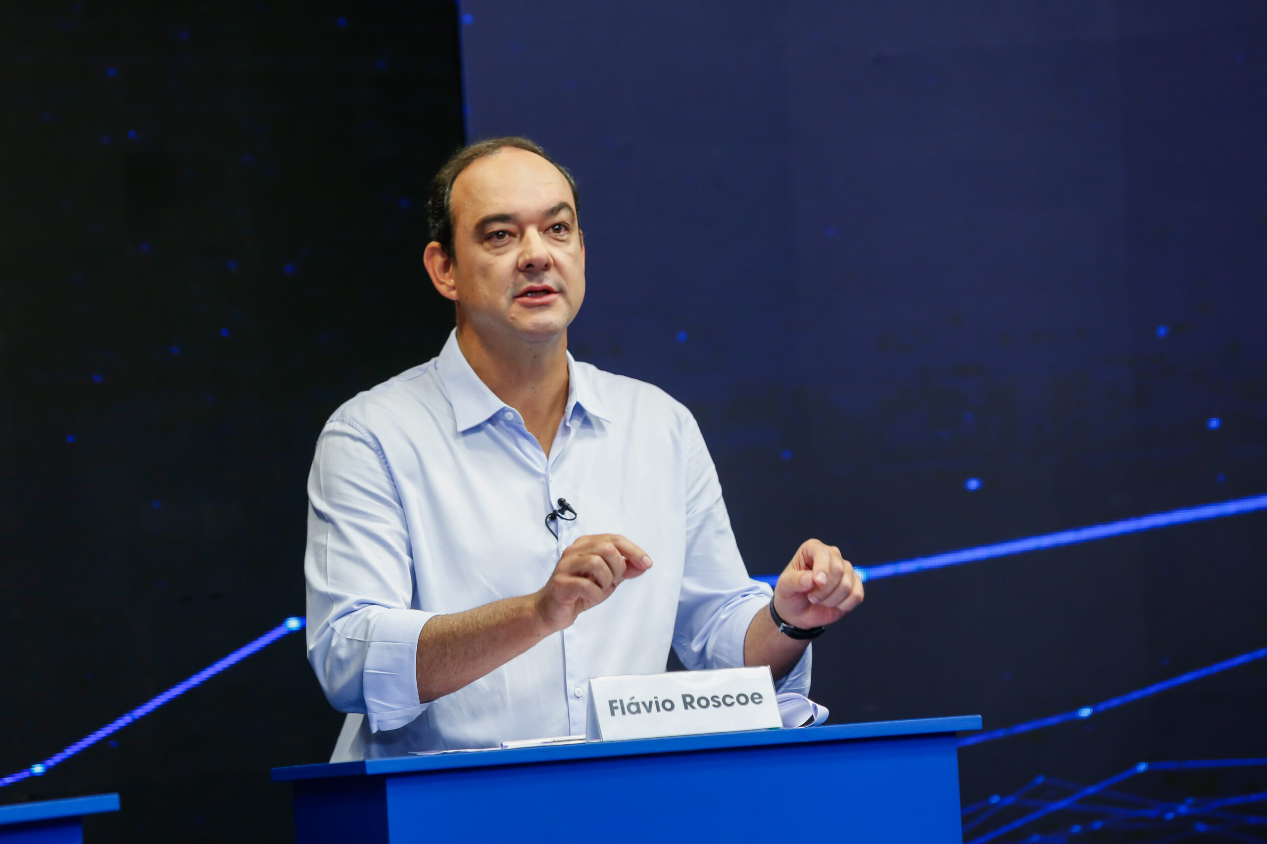 Flávio Roscoe apresenta propostas em sabatina na BandNews FM BH