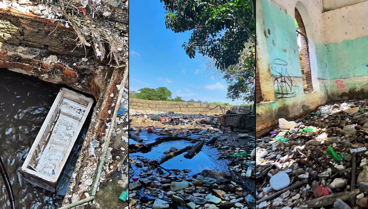 Cheia do Rio Tietê arrasta toneladas de lixo para Parque de Lavras em Salto