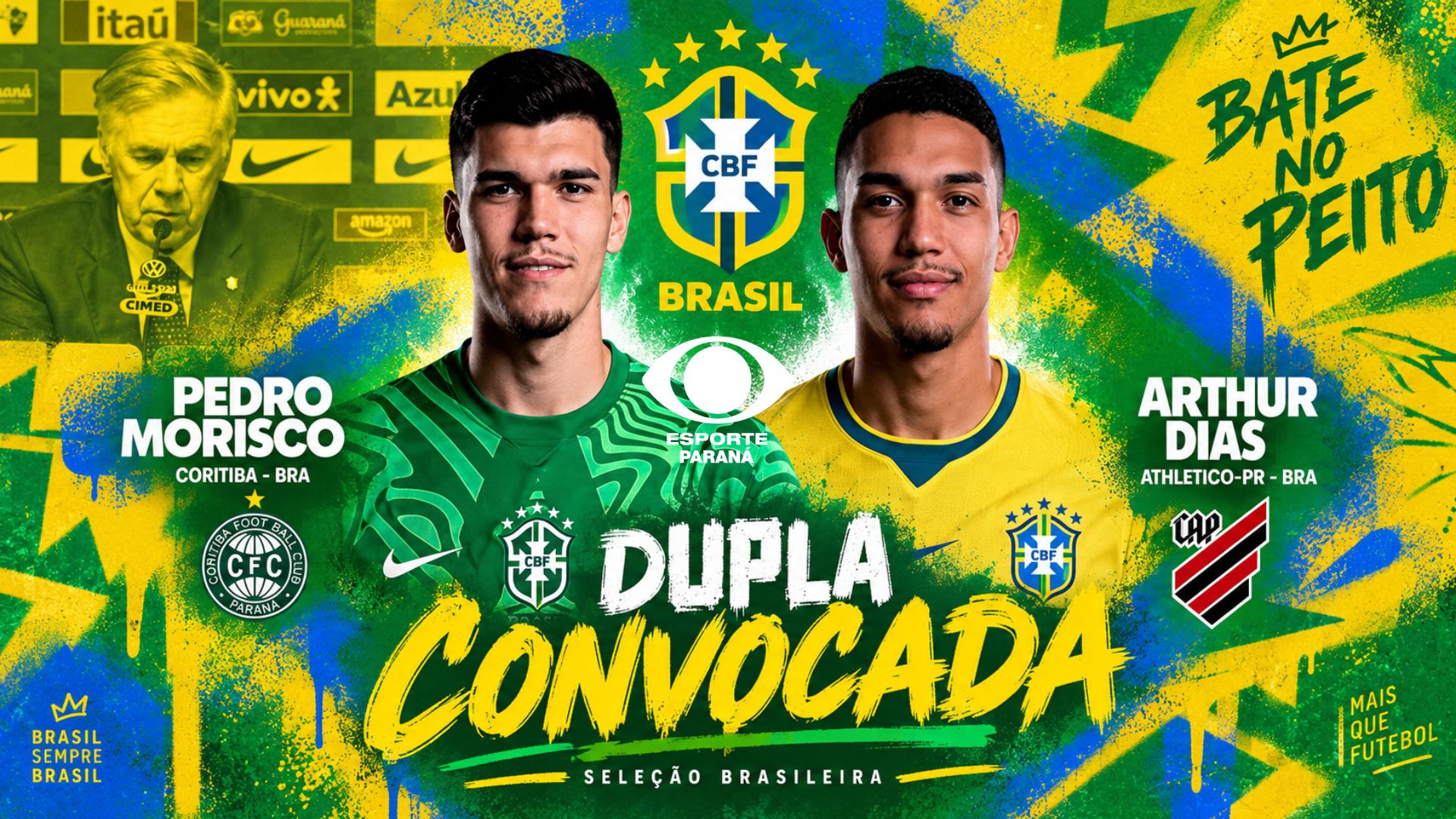 Pedro Morisco e Arthur Dias são convocados para a Seleção Brasileira