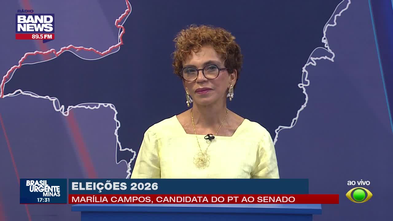 Marília Campos apresenta propostas para Minas em sabatina da Band Minas