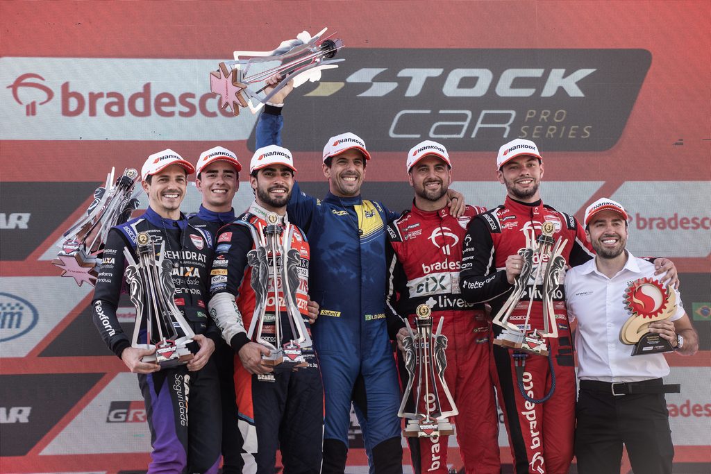 Pódio da Etapa de Endurance da Stock Car em Brasília