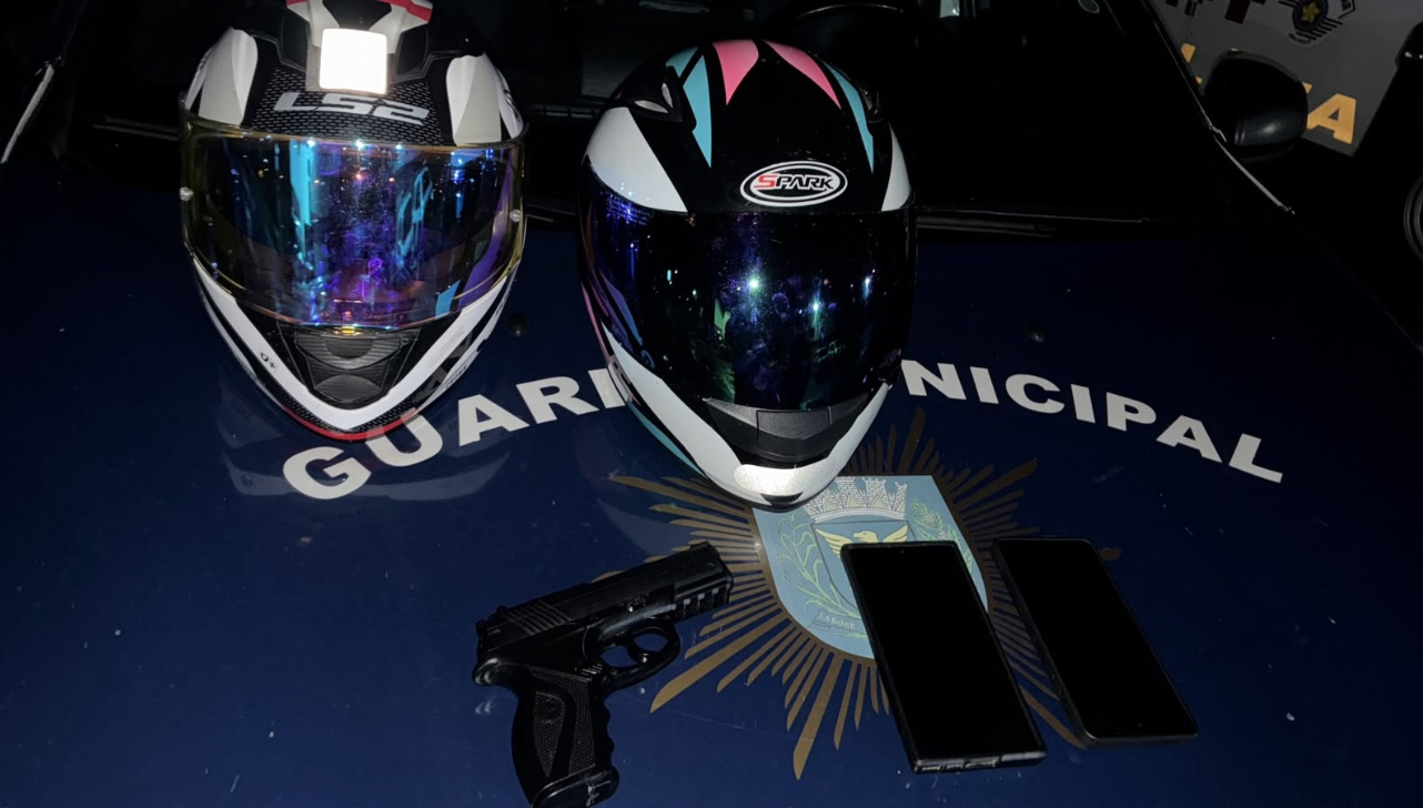Dupla é presa por roubo de motocicleta e dois celulares em Campinas