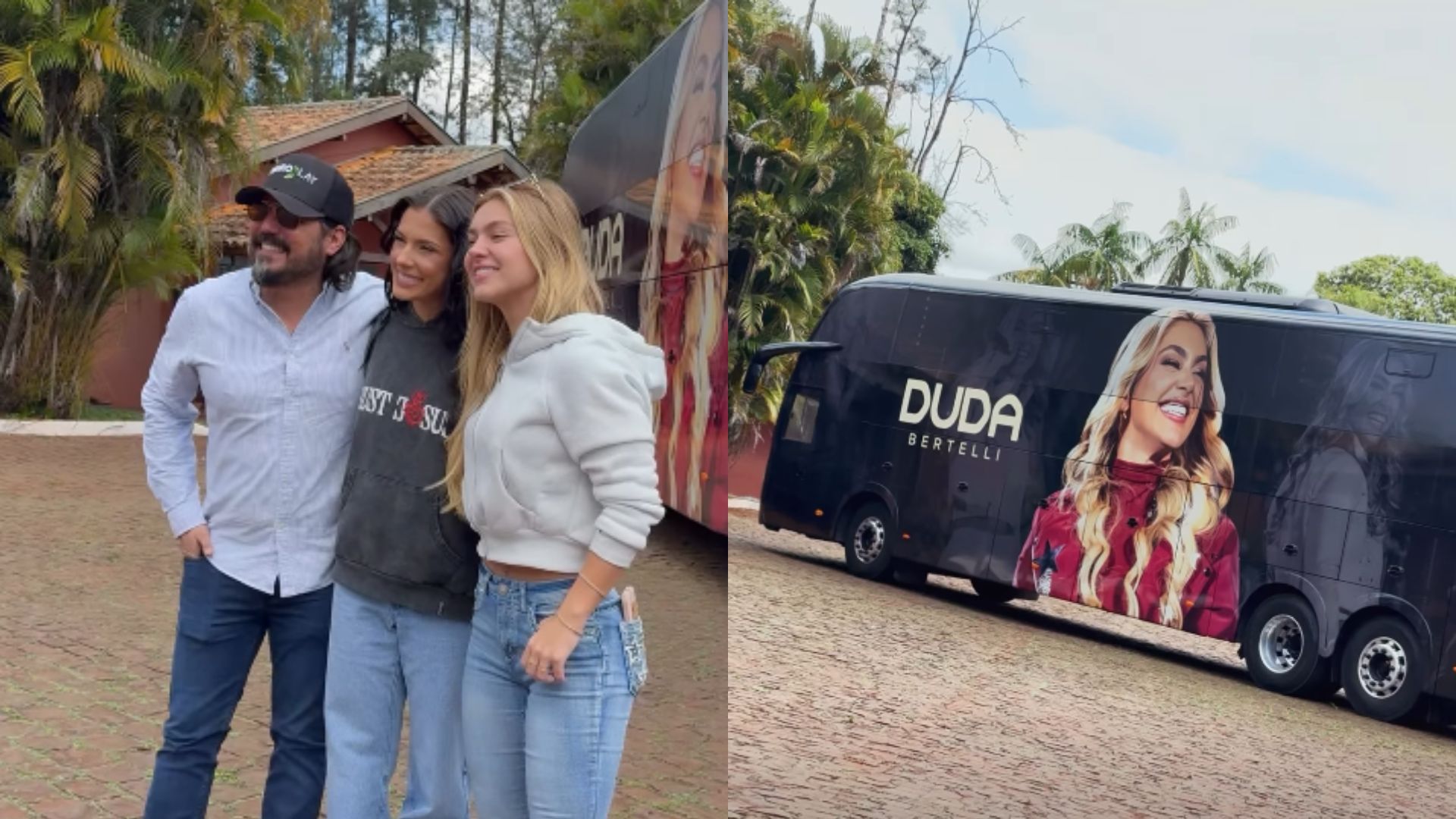 Ana Castela presenteia amiga com ônibus personalizado: 'Cê merece'