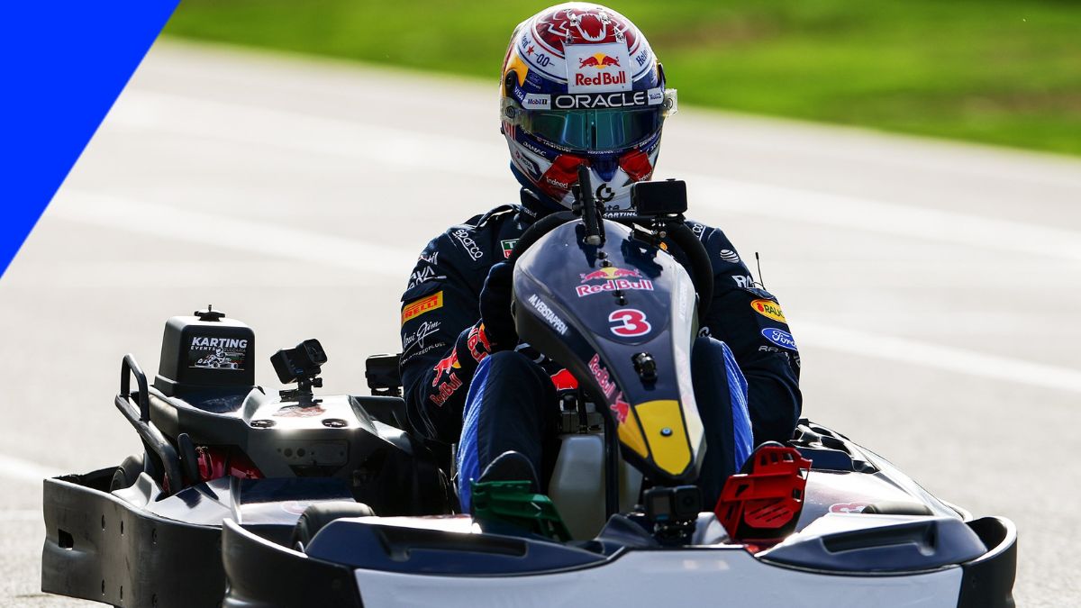Verstappen vence desafio 1x100 e transforma caos em passeio