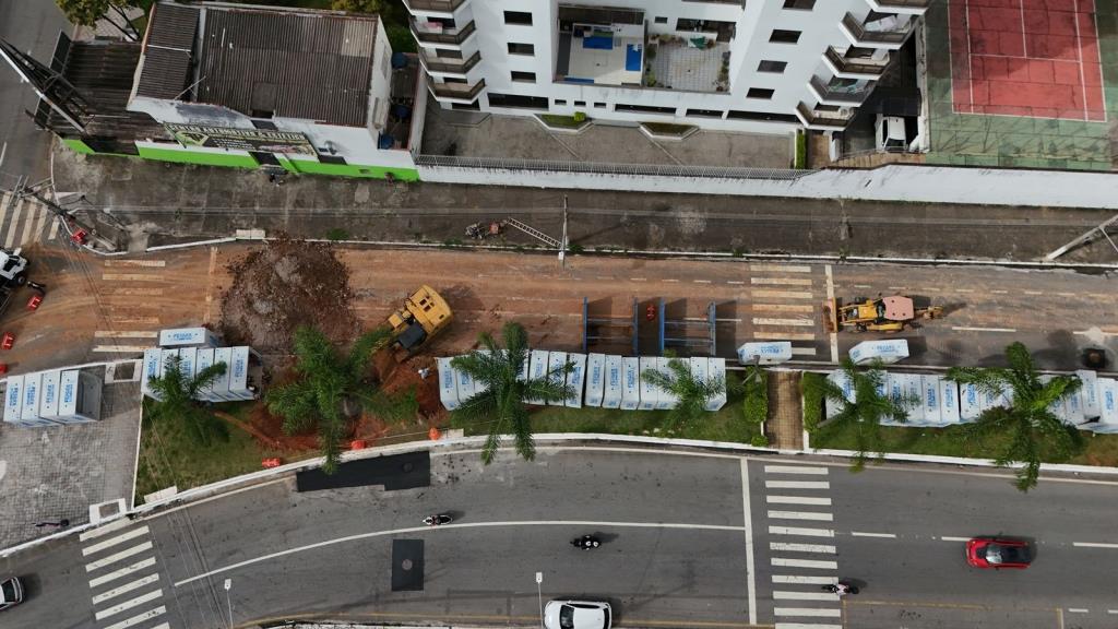 Prefeitura de Taubaté avança com obras de macrodrenagem da avenida do Povo