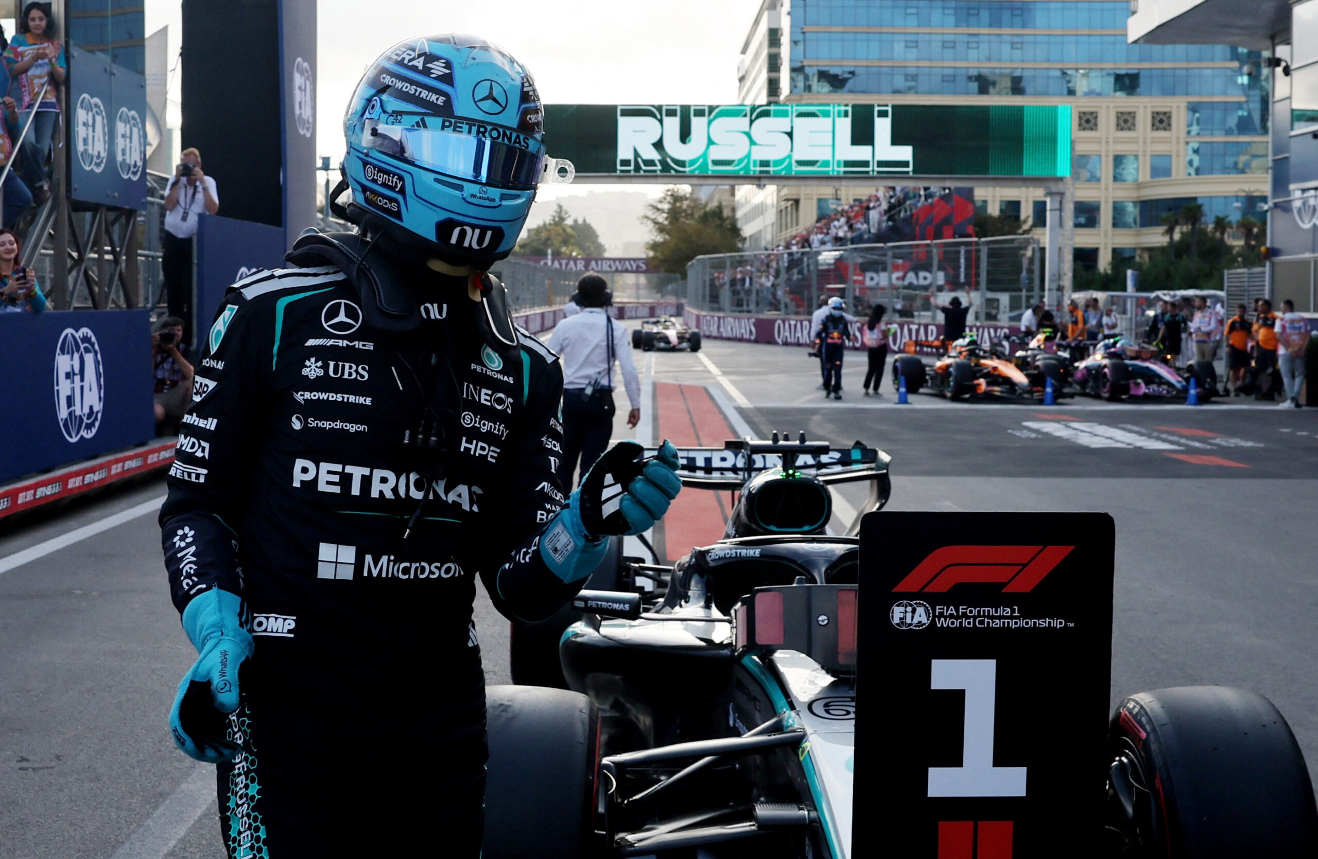 Fórmula 1: veja o grid de largada do GP do Azerbaijão