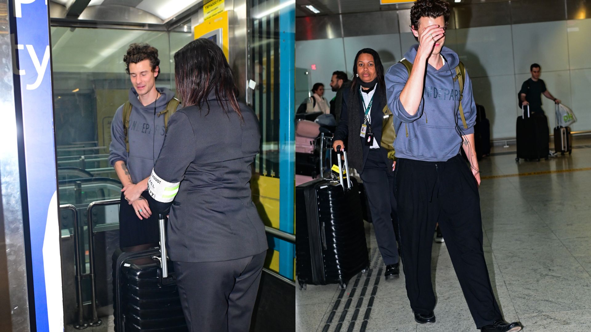 Shawn Mendes desembarca em SP com peça da marca de Sasha Meneghel