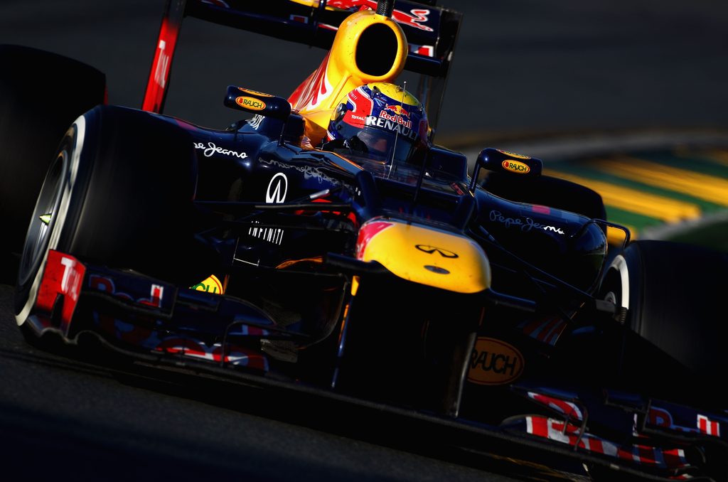 Mark Webber durante o Grande Prêmio da Austrália de 2012