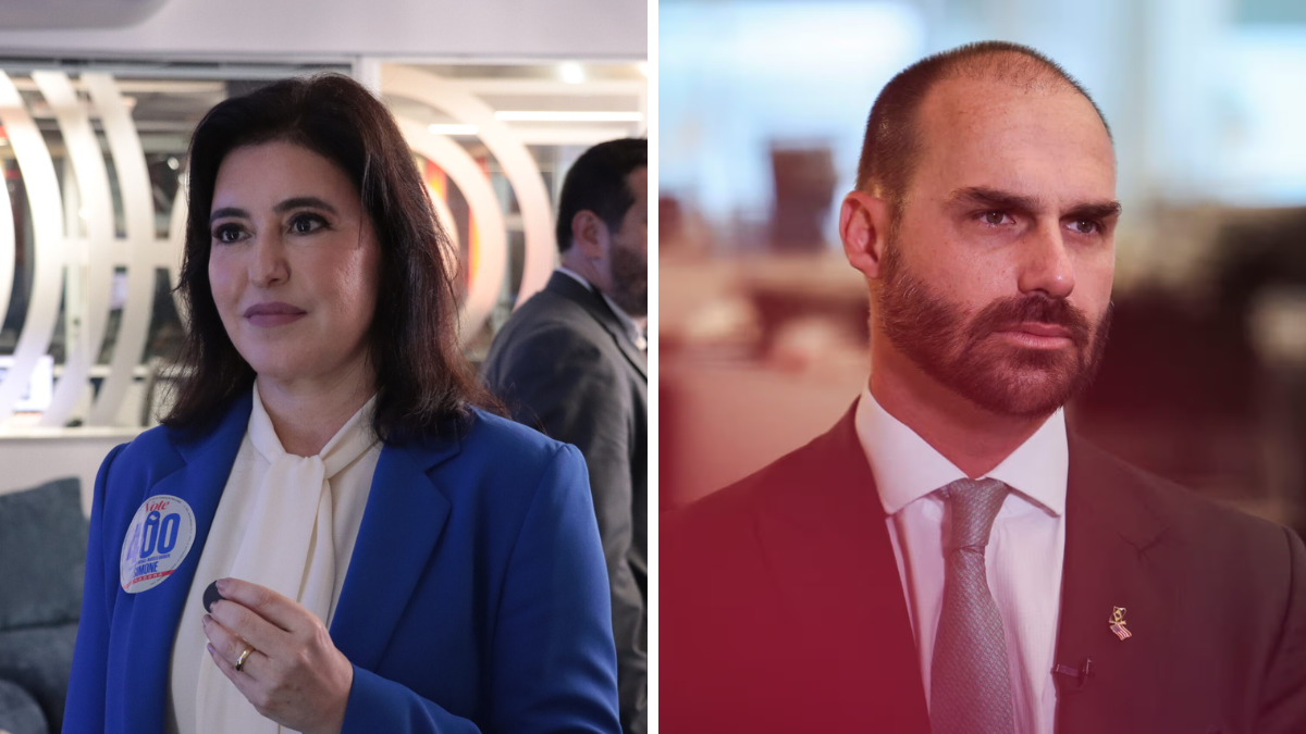 Tebet diz que Eduardo Bolsonaro é 'covarde' e que vai processá-lo após ofensas