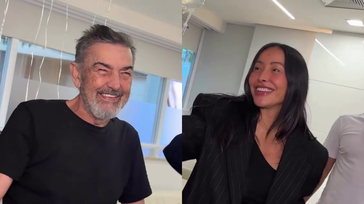 Sabrina Sato celebra fim do tratamento do pai contra câncer: "Que presente"