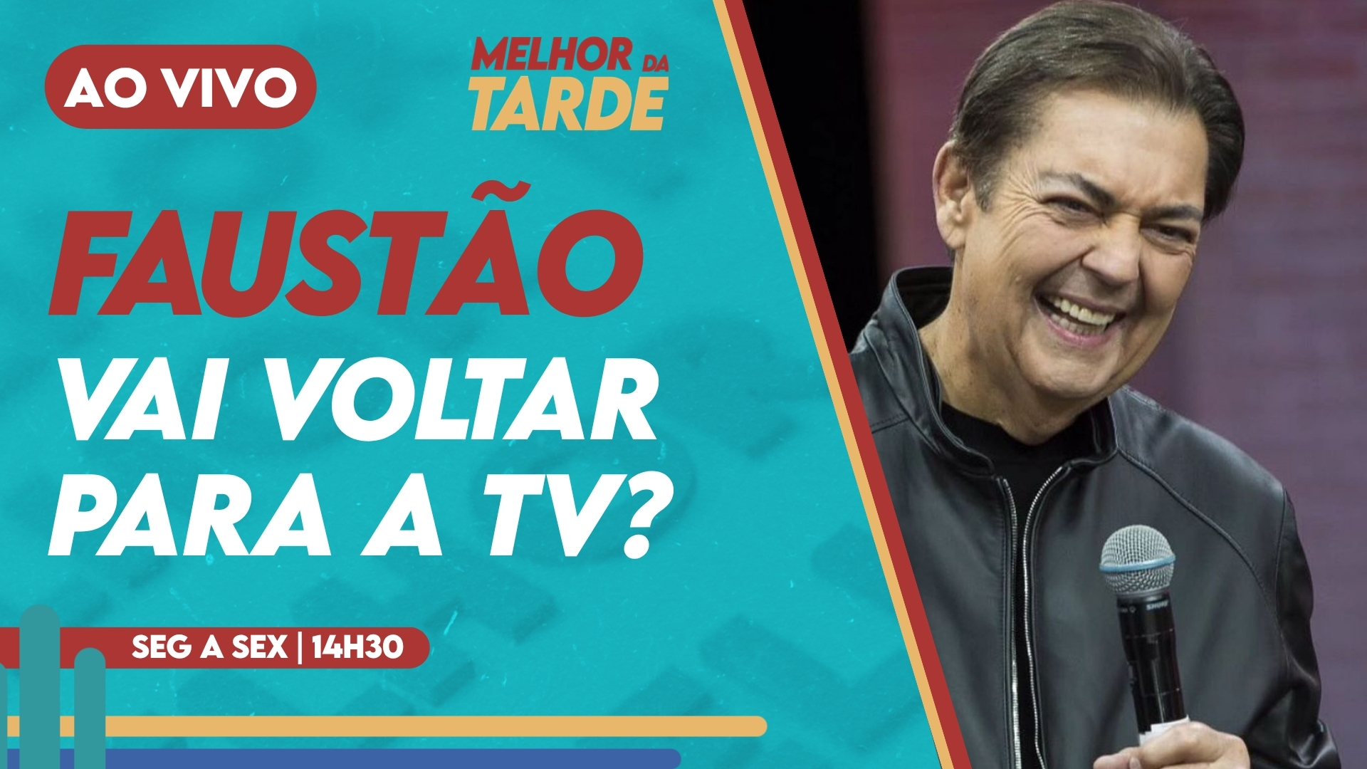 Melhor da Tarde ao vivo: Saiba tudo da possível volta de Faustão à Globo