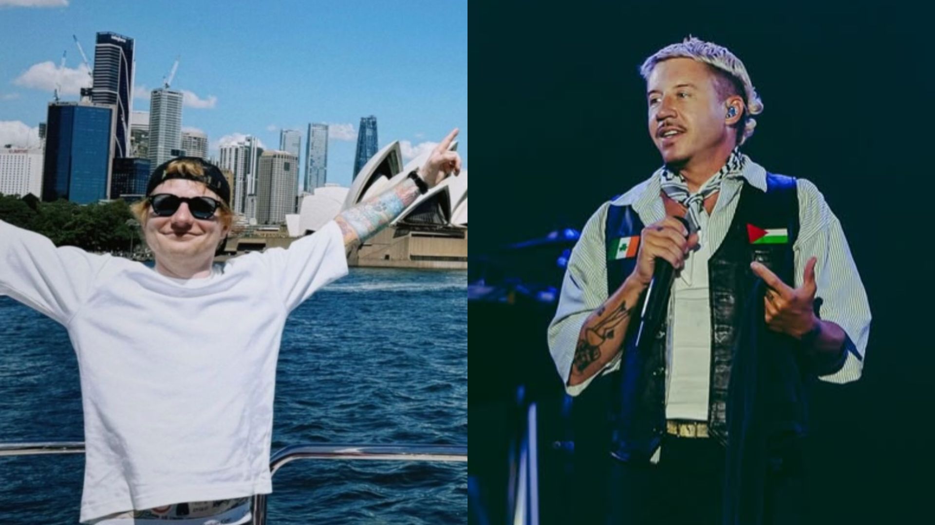 Macklemore é afastado de turnê de Ed Sheeran após protesto pró-Palestina