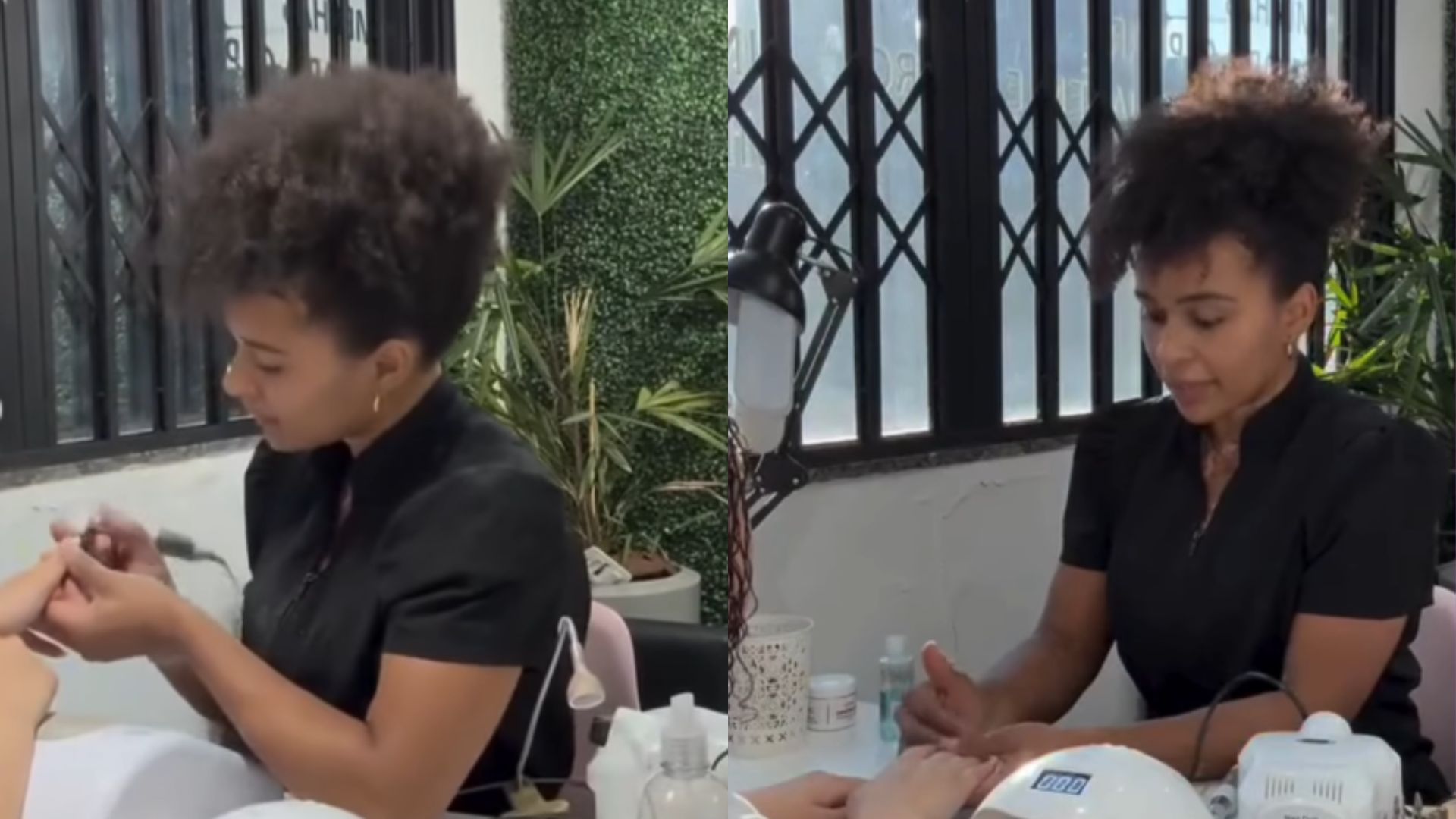 Ex-BBB deixa vida de influenciadora e volta a atender como manicure