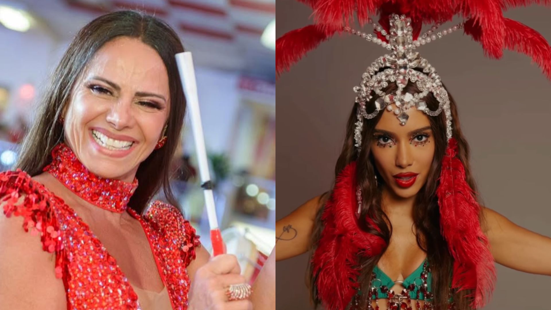Anitta convida Viviane Araújo para coroação na Grande Rio, diz site