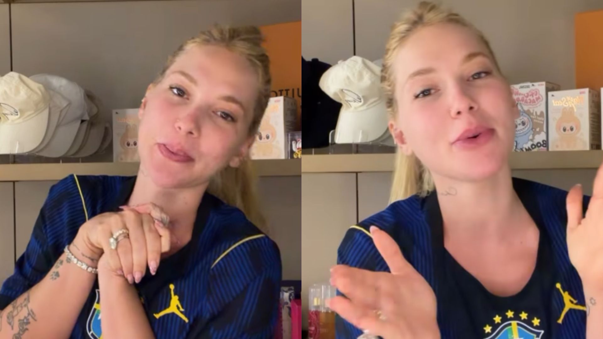 Virginia acorda cedo para torcer para Vini Jr. em amistoso entre Brasil e Austrália