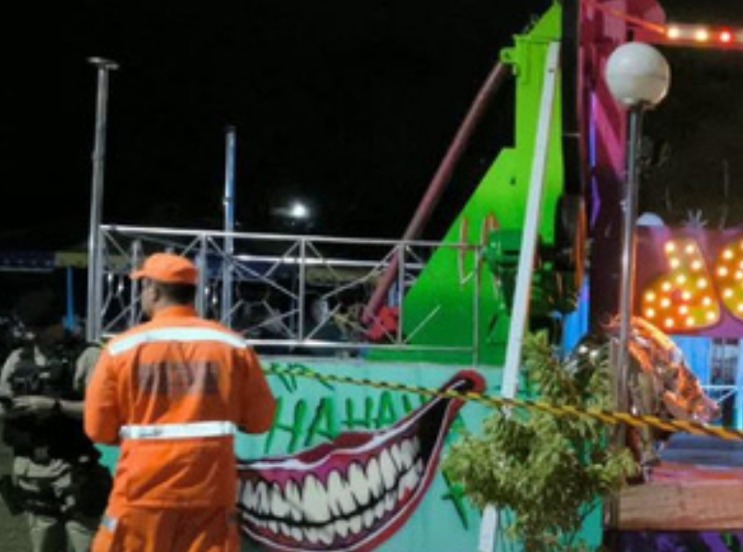 Criança morre após ser atingida por brinquedo de parque de exposições
