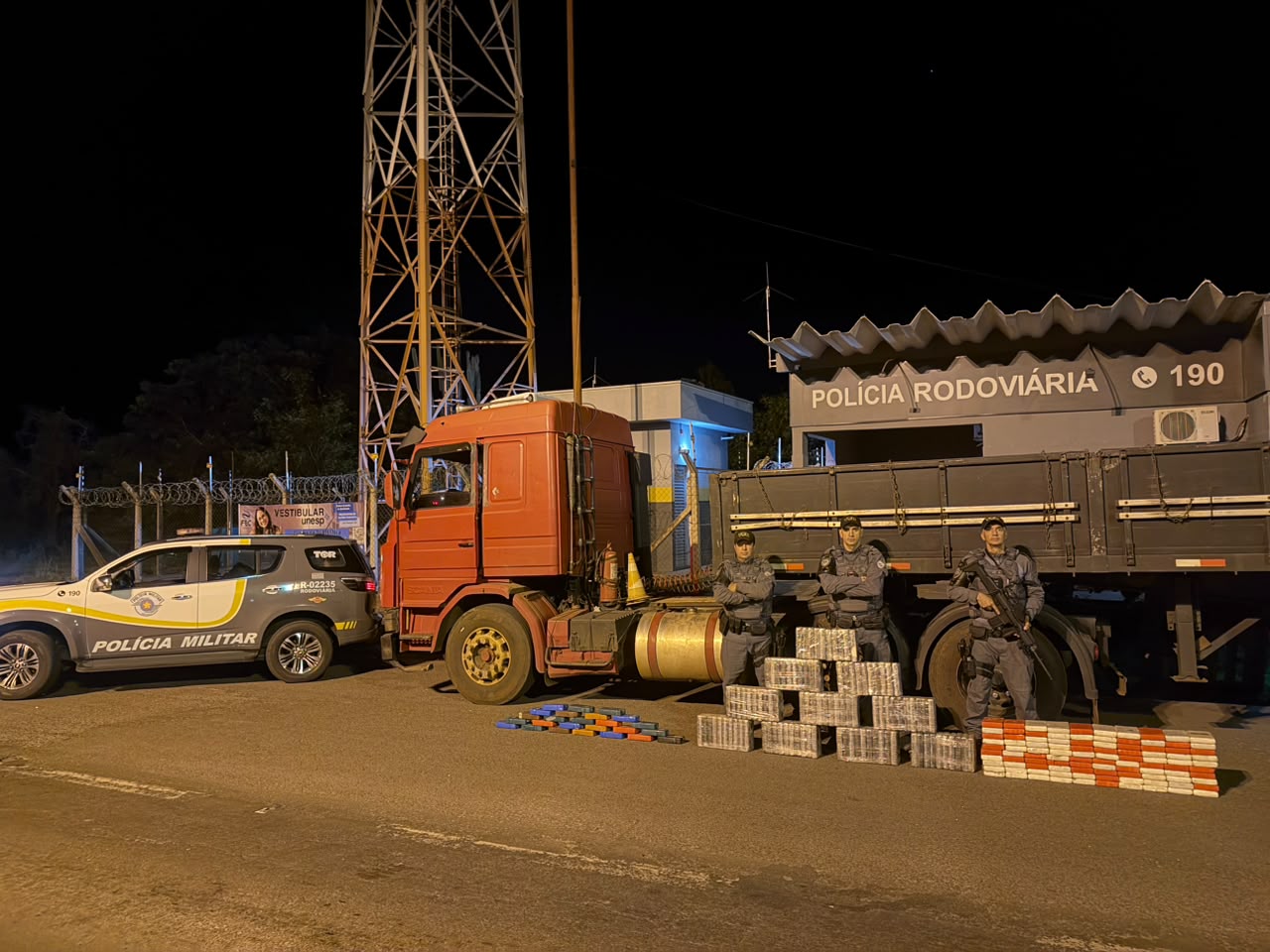 Polícia Rodoviária apreende mais de 246 kg de cocaína em Rosana
