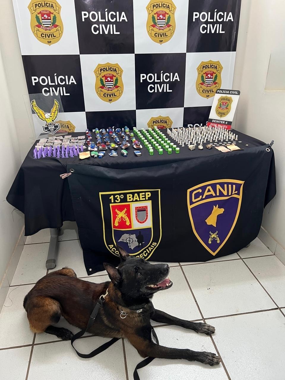 Homem é preso com mais de 1,4 kg de drogas em Marília