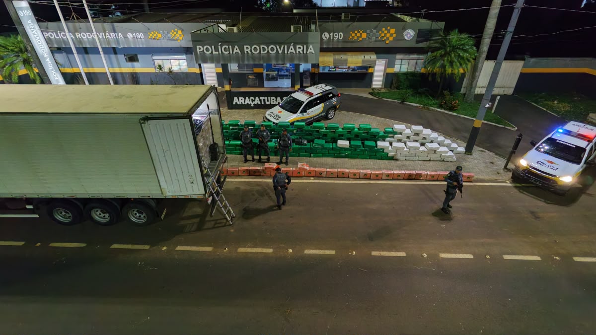 Polícia Rodoviária apreende mais de 7 toneladas de maconha