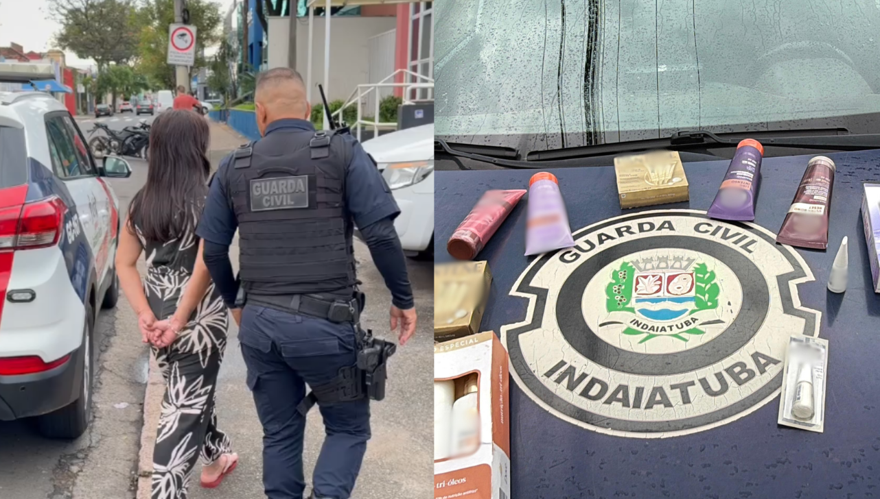 Mulher é presa após furtar farmácia e tentar fugir em Indaiatuba