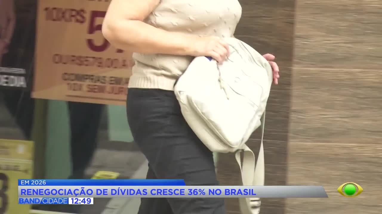 Renegociação de dívidas sobe 36% no Brasil