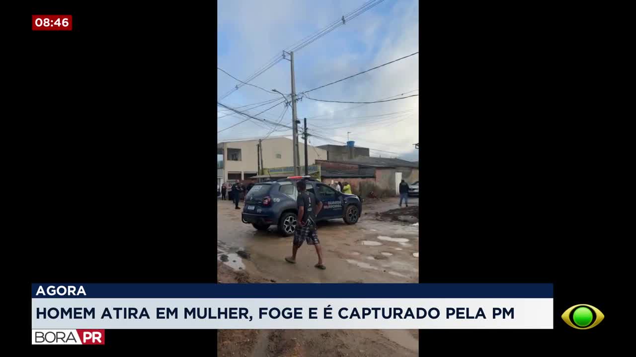 Mulher é morta a tiros dentro de lanchonete em Araucária; companheiro é preso
