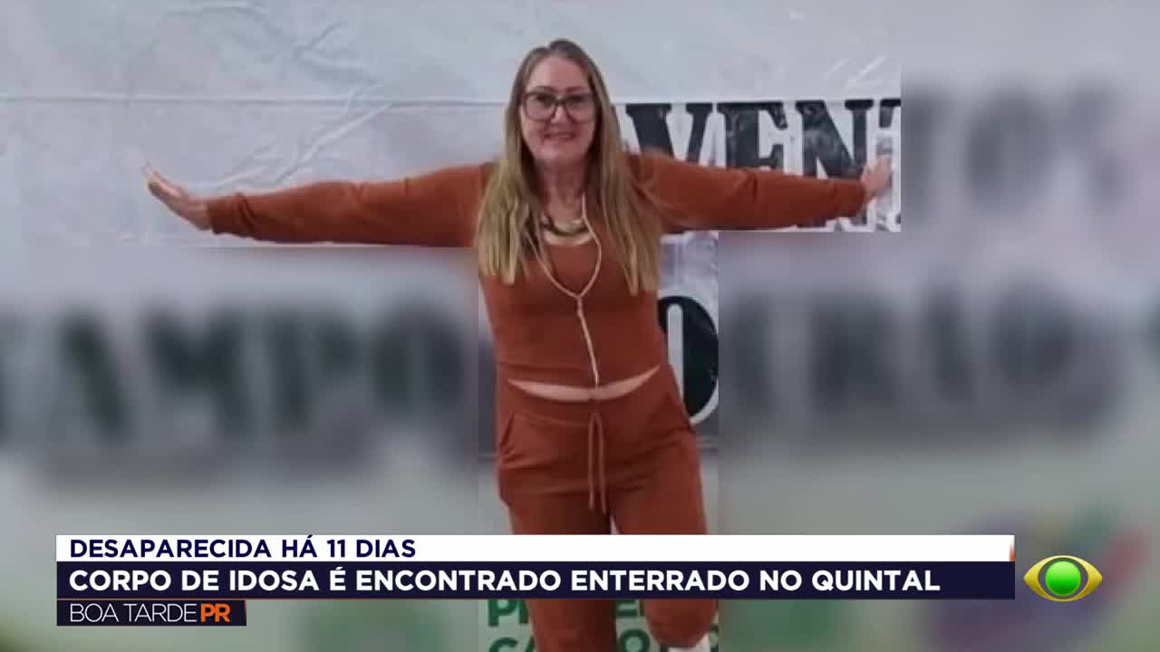 Campo Mourão: idosa desaparecida é encontrada enterrada no quintal