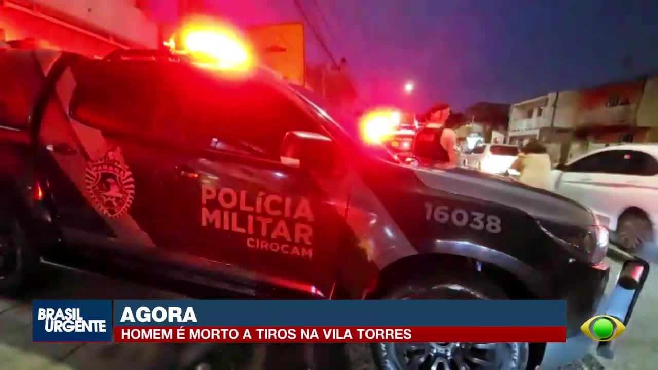 Homem é executado no meio da rua na Vila Torres, em Curitiba