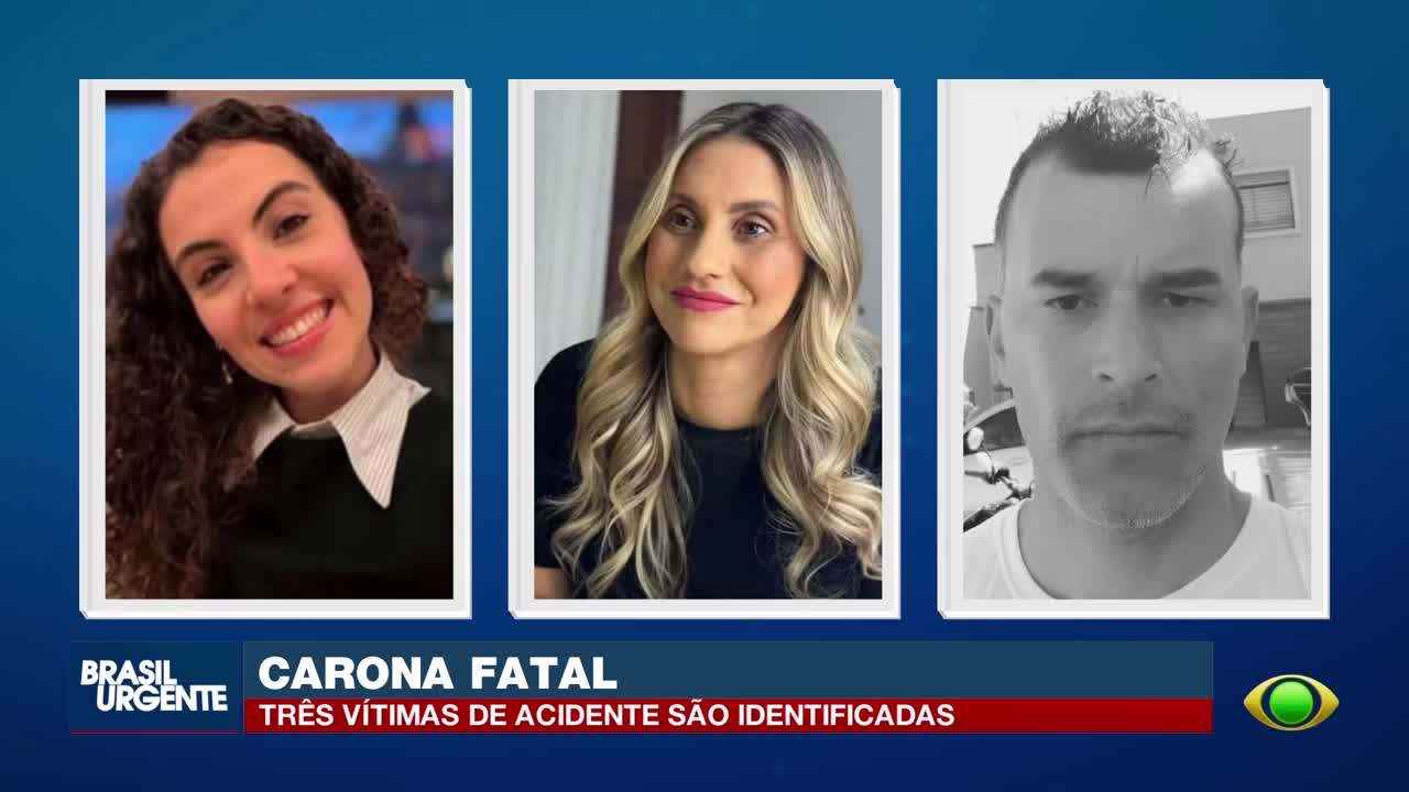 Três morrem em acidente com carro de app de carona na BR-277 no Paraná