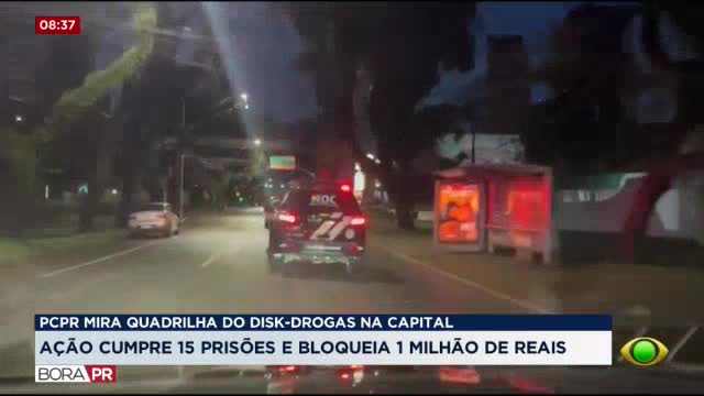 PCPR mira grupo que fazia “delivery” de drogas em Curitiba e região