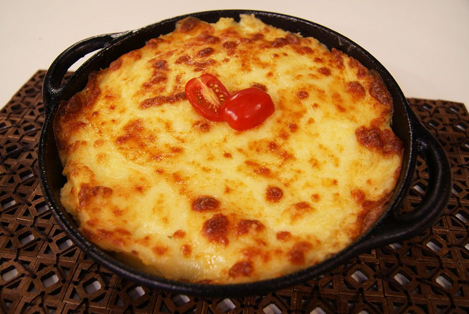 Receita de escondidinho de frango feita pelo chef Daniel Bork, no programa Dia a Dia (Reprodução/Dia A Dia/Band)