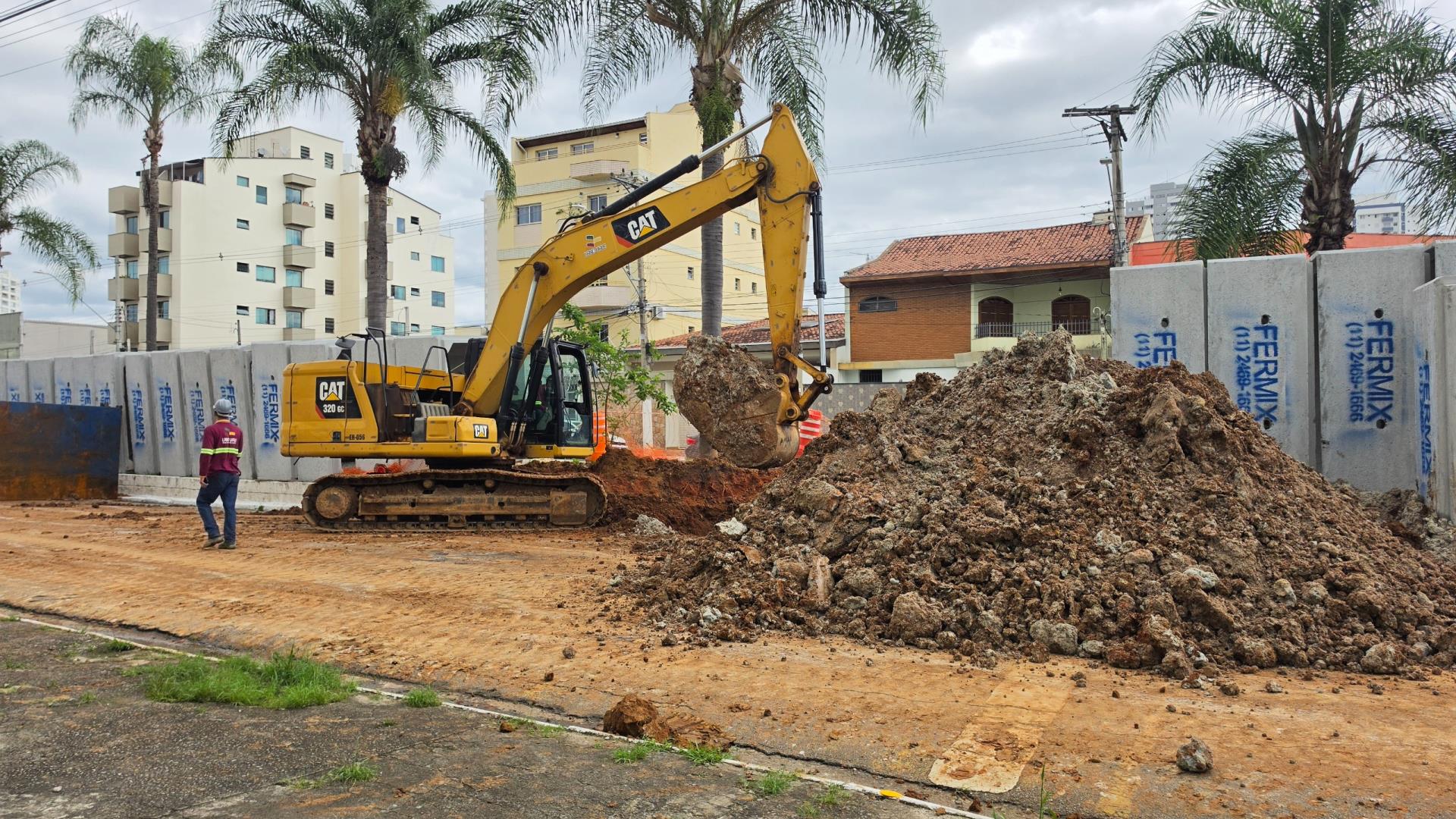 Taubaté avança com obras de macrodrenagem na Avenida do Povo