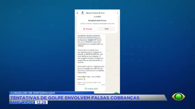 Coren-PR alerta enfermeiros sobre golpe com falsas cobranças