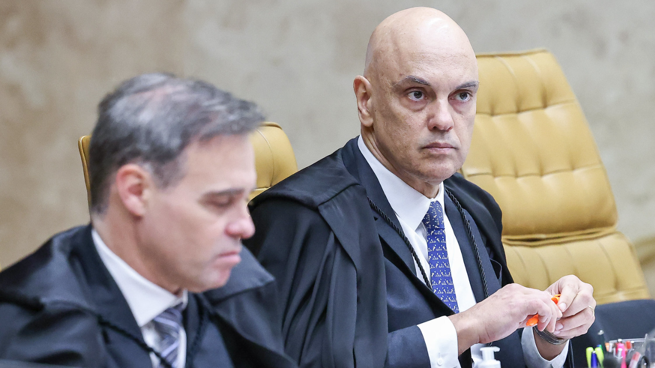 Moraes e Mendonça voltam a ficar lado a lado e se calam sobre crise