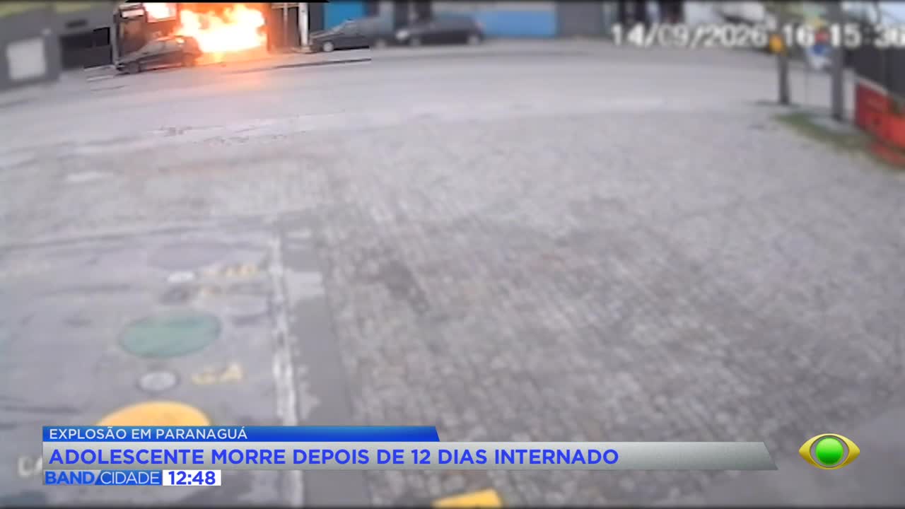Adolescente morre após explosão de galão em Paranaguá