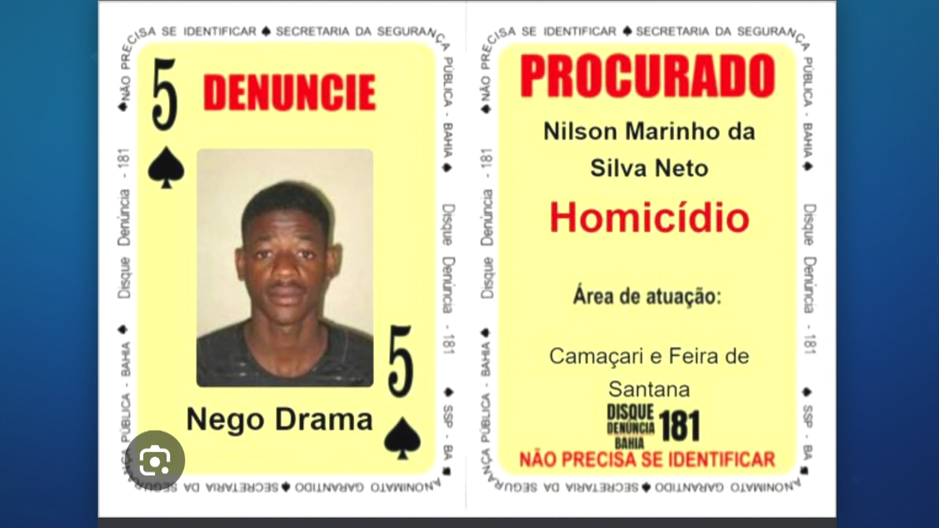 'Nego Drama' é morto após troca de tiros com a PM em Salvador (BA)