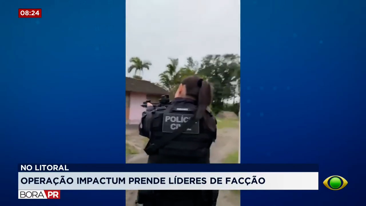 Operação prende suspeitos ligados a grupo criminoso em Paranaguá