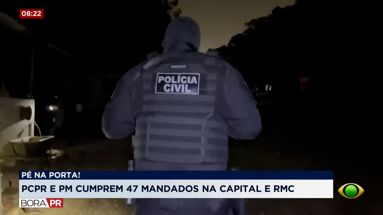 PCPR cumpre 47 mandados contra grupo do tráfico em Curitiba e RMC