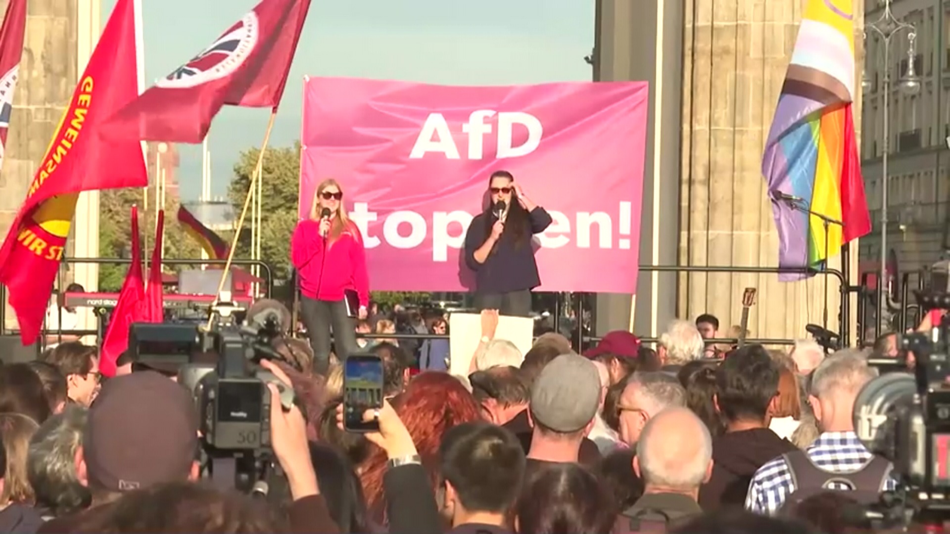 Protestos na Alemanha após vitória de partido de ultradireita