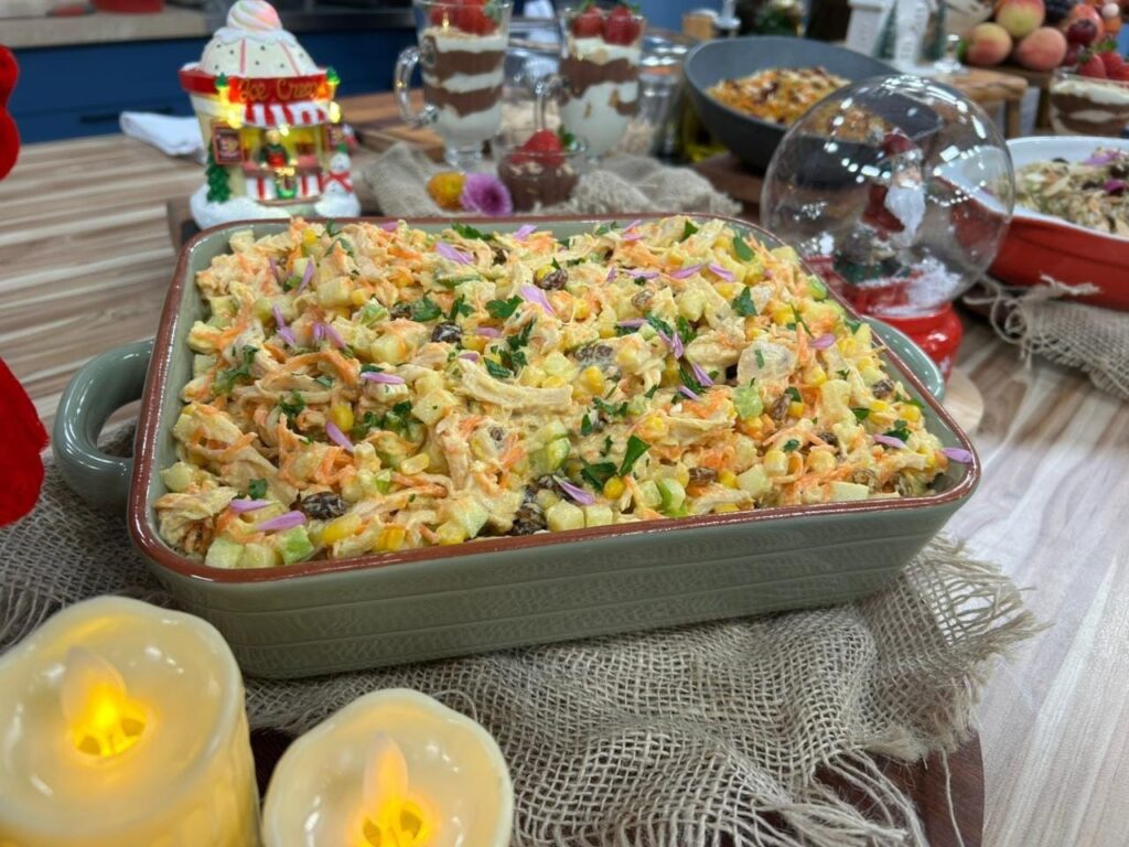 Receita feita pelo chef Bruno Hashimoto, no programa Melhor da Tarde (Reprodução/Melhor da Tarde/Band)