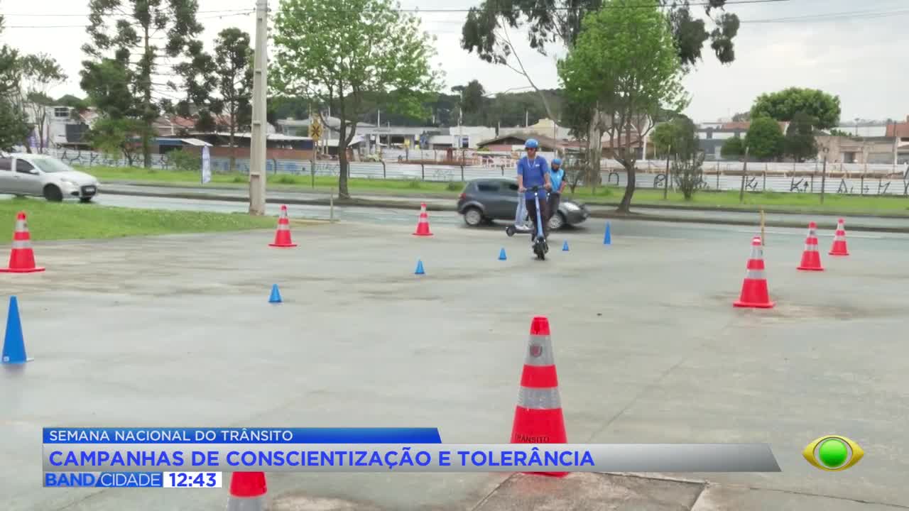 Semana Nacional do Trânsito foca em uso seguro de patinetes