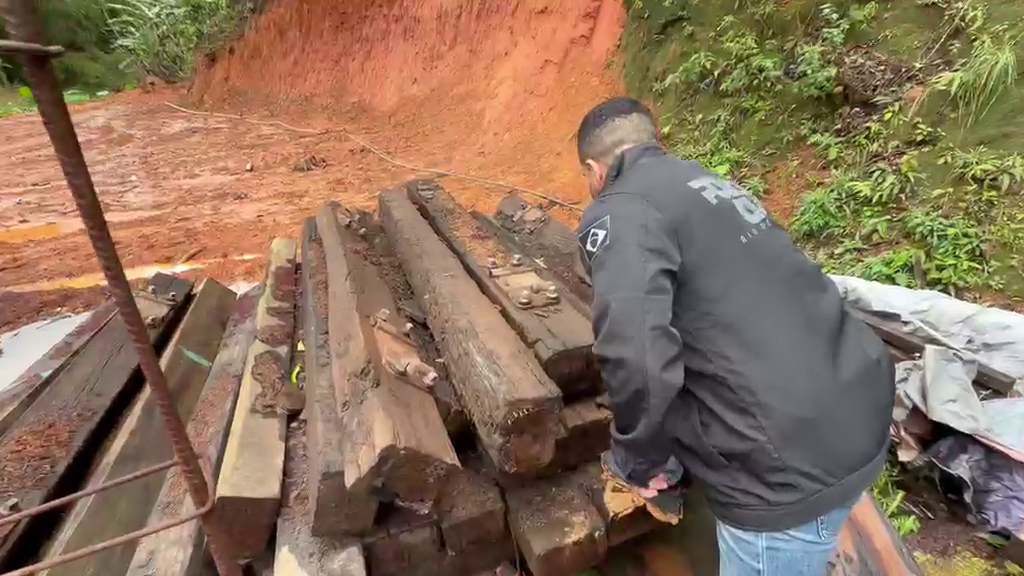 Polícia recupera dormentes avaliados em mais de R$ 350 mil no Rio