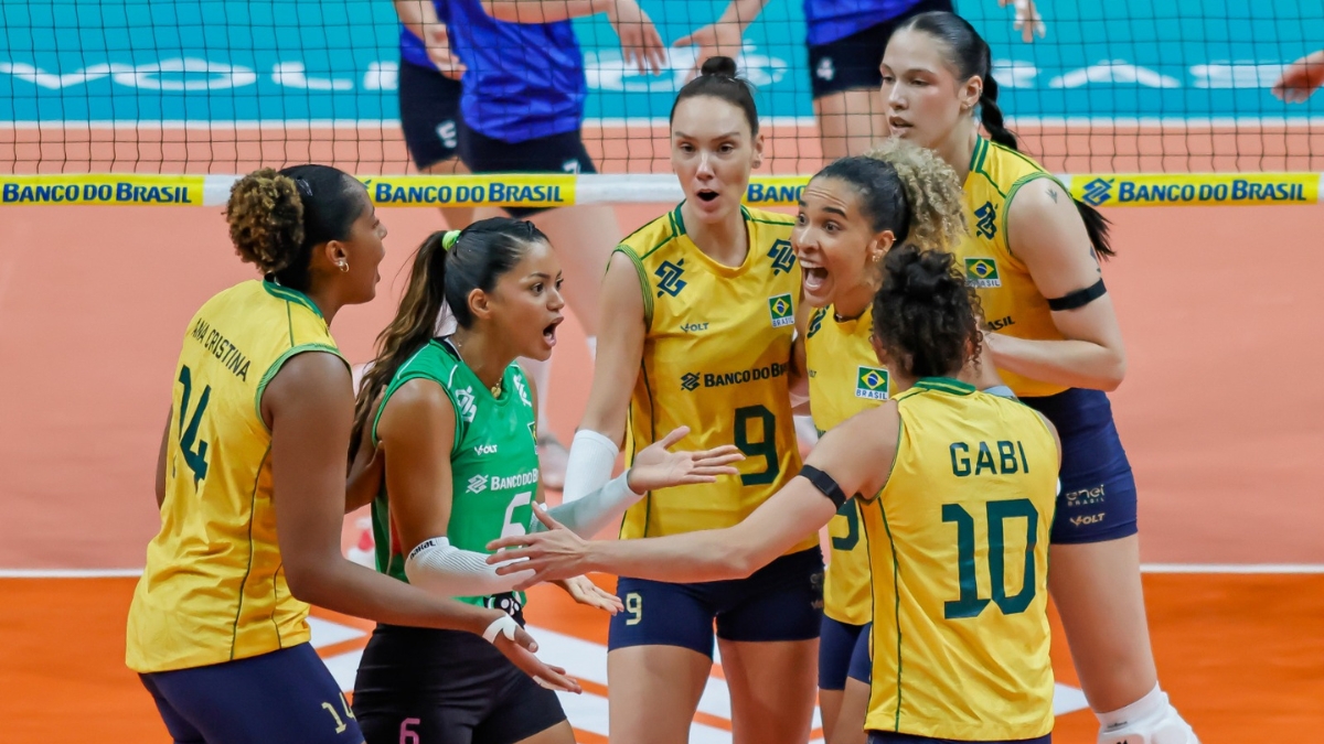 Brasil encara Argentina por título no vôlei feminino e vaga em LA-2028