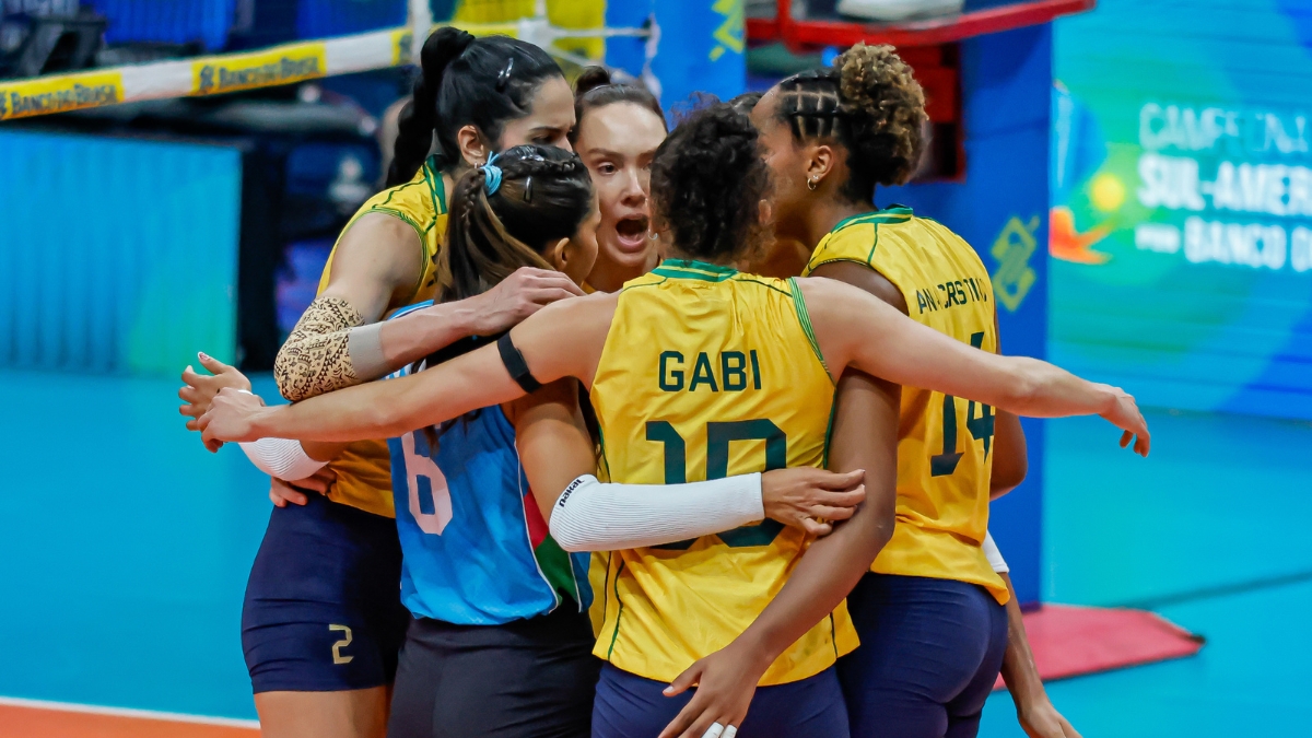 Brasil bate Argentina, vence Sul-Americano de Vôlei e garante vaga em LA-28
