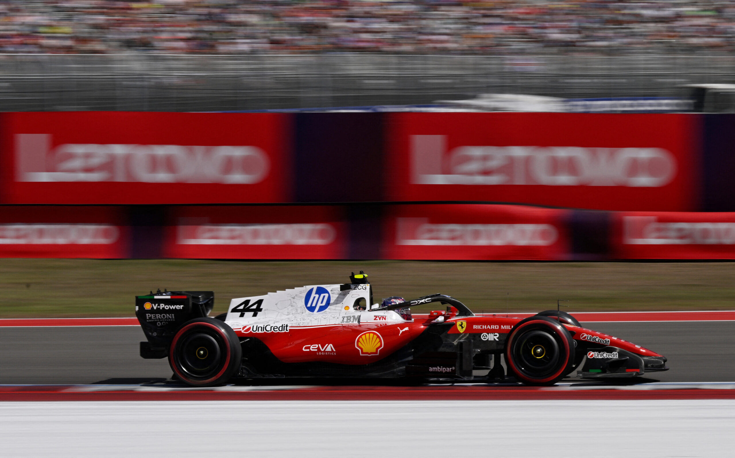 Hamilton lidera TL3 do GP dos EUA; Bortoleto termina em 13º