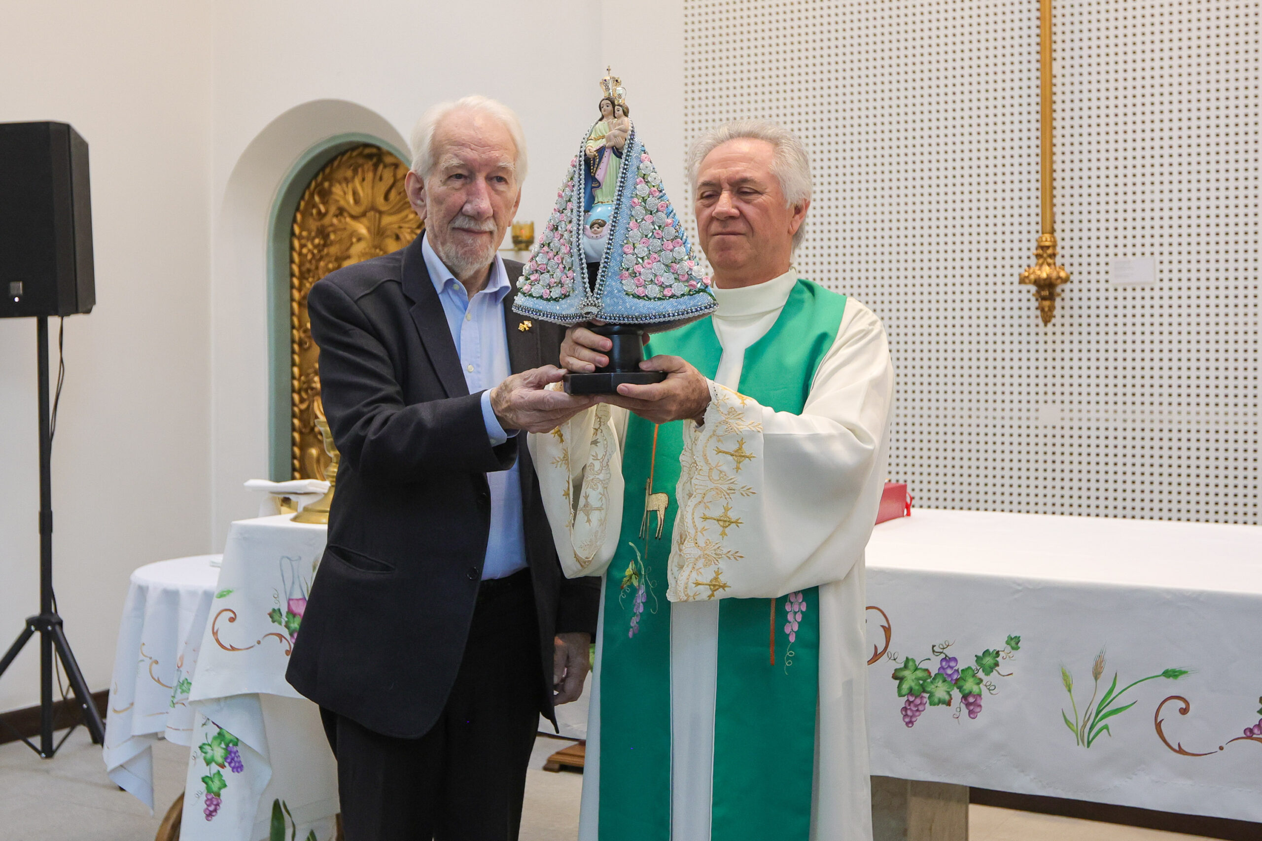 Nossa Senhora do Rocio é recebida no Palácio Iguaçu, em Curitiba
