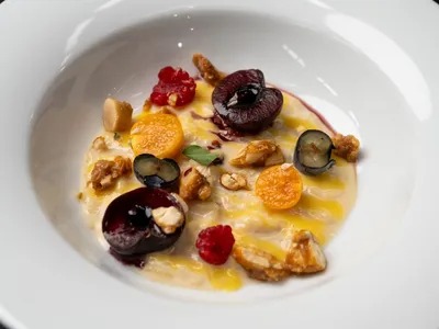 Arroz doce cremoso com curd de limão e frutas vermelhas | Band Receitas