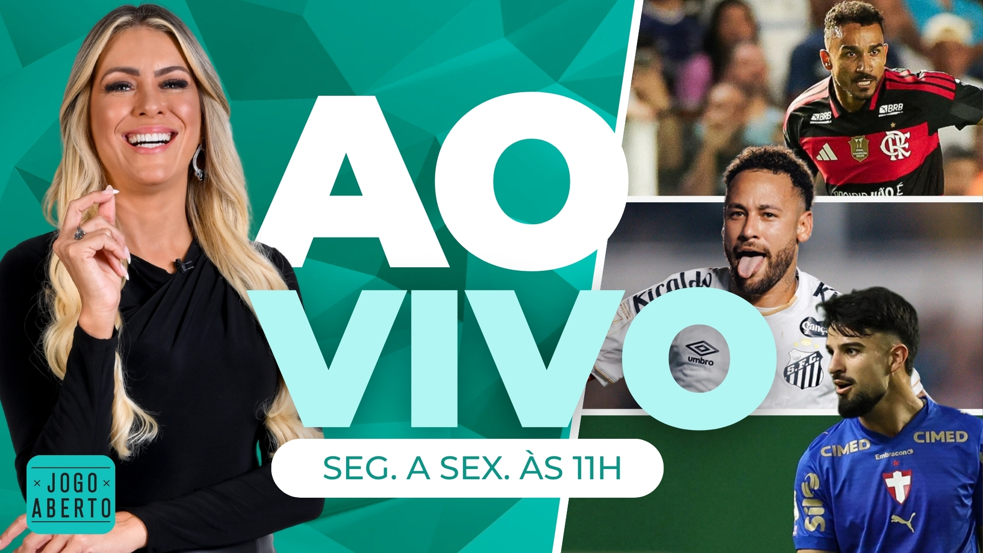 Imagem ilustrativa sobre Jogo Aberto supera a SBT e analisa Palmeiras e Corinthians em debate ao vivo com Renata Fan